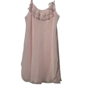 Oscar de la Renta Sheer Pink Lingerie Size S